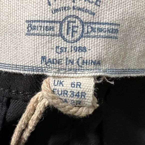 NWT Fat Face Exmouth Mina Tencel Black Belted Crop Pants Sz 2 - Picture 10 of 10